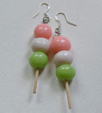 Japanese Three Color Dango Earrings