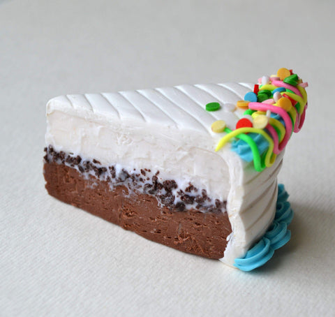 Ice Cream Cake Slice Polymer Clay Magnet