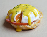 Eggs Benedict Polymer Clay Food Fridge Magnet